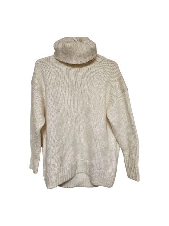 American Eagle Outfitters Sweaters - American Eagle Cream Oversized Turtleneck Sweater Small Cozy
